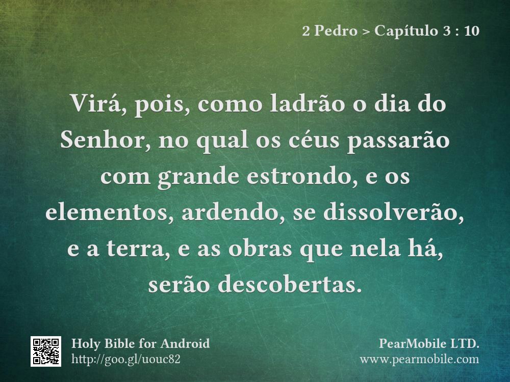 2 Pedro, Capítulo 3:10